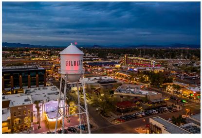 Gilbert Arizona water tower